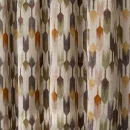 Kelso Cut Velvet Pencil Pleat Curtains - thumbnail 6