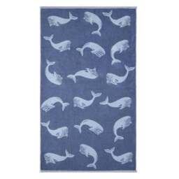 Webster Whale 100% Cotton Towel - thumbnail 4