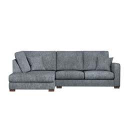 Carson Deep Sit Chunky Chenille Corner Sofa - thumbnail 3