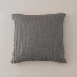 Reversible Muslin Cotton Square Cushion Cover - thumbnail 3