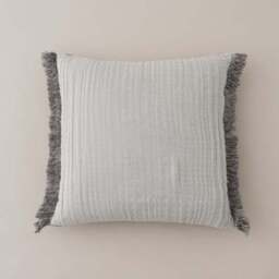 Reversible Muslin Cotton Square Cushion Cover - thumbnail 5