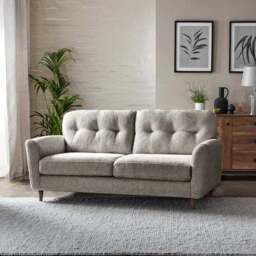 Sven Chunky Chenille 3 Seater Sofa - thumbnail 3