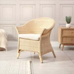 Desser Kingsize Wicker Loom Chair with Cushion