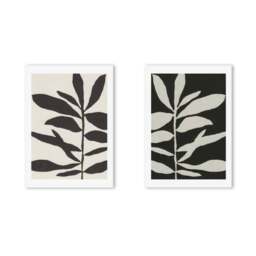 East End Prints Set of 2 Linocut Branch Prints - thumbnail 2