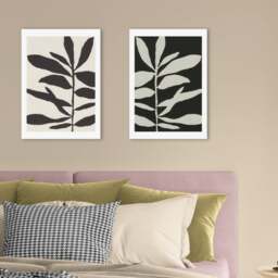 East End Prints Set of 2 Linocut Branch Prints - thumbnail 1