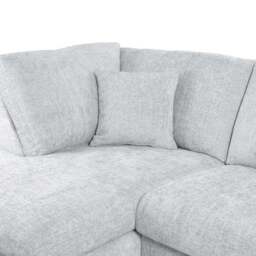 Carson Deep Sit Chunky Chenille Corner Sofa - thumbnail 6