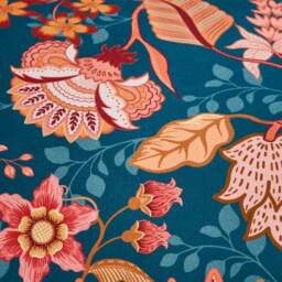 Dorma Tree of Life 100% Cotton Sateen Blackout Pencil Pleat Curtains - thumbnail 3