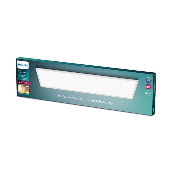 Philips Warm White Panel Integrated LED Flush Ceiling Light - image 1
