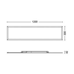Philips Warm White Panel Integrated LED Flush Ceiling Light - thumbnail 3