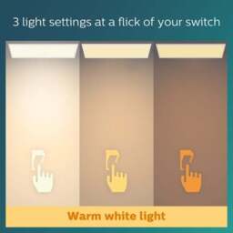 Philips Warm White Panel Integrated LED Flush Ceiling Light - thumbnail 4