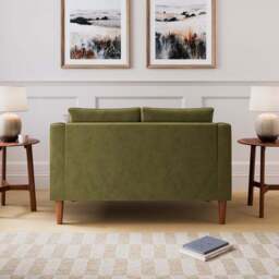 Hugo Velvet 2 Seater Sofa - thumbnail 3