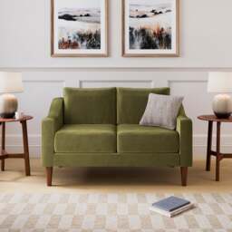 Hugo Velvet 2 Seater Sofa - thumbnail 1