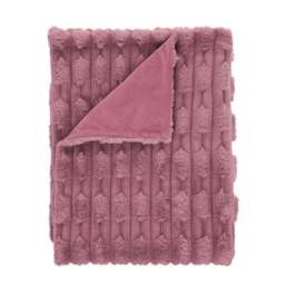 Bianca So Soft Carved Faux Fur Throw Blanket 150cm x 200cm - thumbnail 4