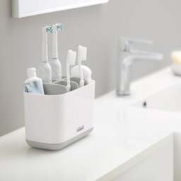 Joseph Joseph Extra Large White Toothbrush Caddy - thumbnail 1