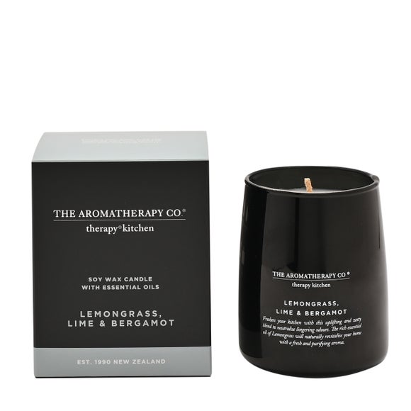 The Aromatherapy Co Therapy Kitchen Lemongrass Lime & Bergamot Candle - image 1