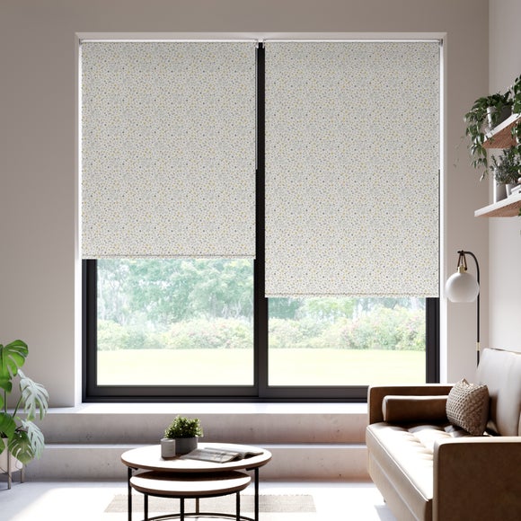 Cotton Flower Fire Retardant Daylight Made to Measure Roller Blind - image 1