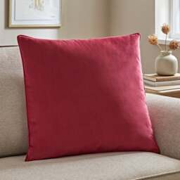 Recycled Velour Square Cushion Cover - thumbnail 1
