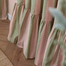 Furn. Birdie Stripe Pencil Pleat Curtains - thumbnail 4