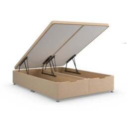 Luxury End Ottoman Bed Frame, Tweed - thumbnail 6