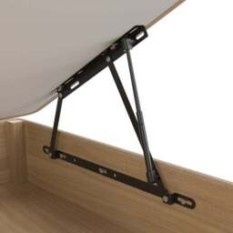 Luxury End Ottoman Bed Frame, Tweed - thumbnail 5