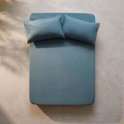 100% Egyptian Cotton 220 Thread Count True Grip® Fitted Sheet - thumbnail 5