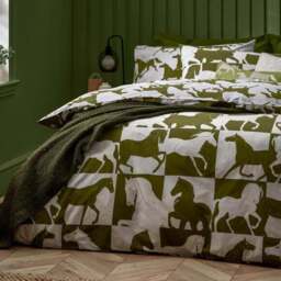 Furn Herve Reversible Duvet Cover and Pillowcase Set - thumbnail 3