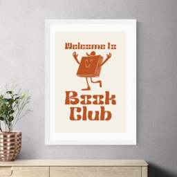 East End Prints Welcome To Book Club by Mother & Sun studio - thumbnail 1