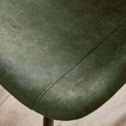Walden Set of 4 Dining Chairs, Faux Leather - thumbnail 4