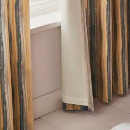 Watercolour Stripe Eyelet Curtains - thumbnail 5