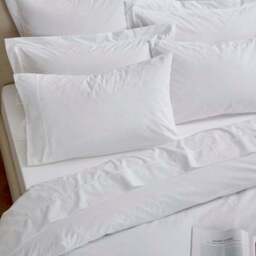Dorma Crisp & Fresh 400 Thread Count Egyptian Cotton Percale Duvet Cover - thumbnail 3