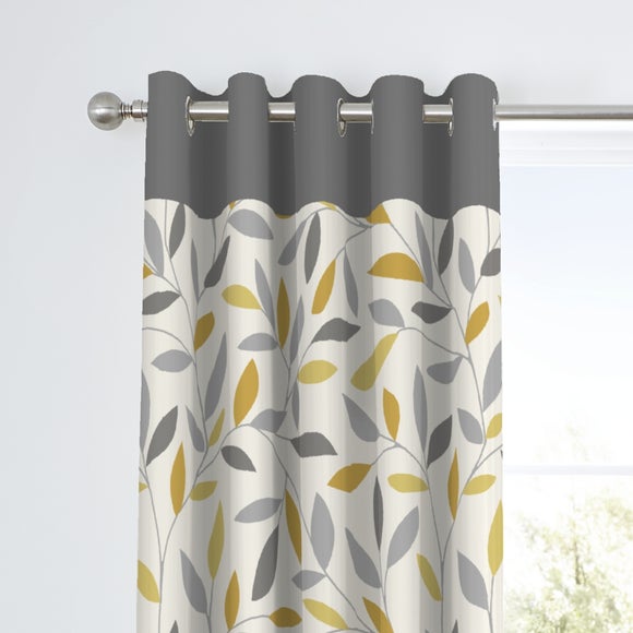 Fusion Beechwood Eyelet Curtains - image 1