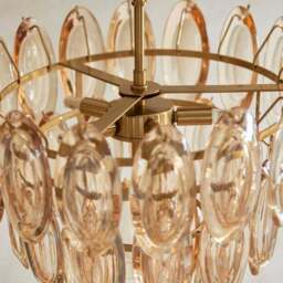 Dusk 6 Light Adjustable Chandelier - thumbnail 4