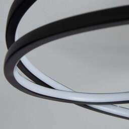 Menton Integrated LED Swirl Flush Ceiling Light - thumbnail 3