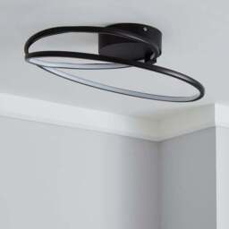 Menton Integrated LED Swirl Flush Ceiling Light - thumbnail 2