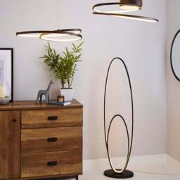 Menton Integrated LED Swirl Flush Ceiling Light - thumbnail 5