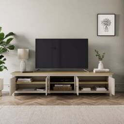 "Olney Super Wide TV Unit for TVs up to 60""" - thumbnail 2