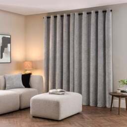 Tabitha Chenille Eyelet Curtains - thumbnail 4