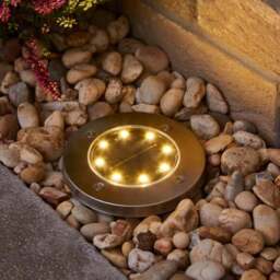 Solar Set of 4 Round Path Lights - thumbnail 3