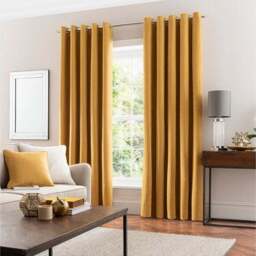 Luna Brushed Eyelet Curtains (Blackout Available) - thumbnail 2