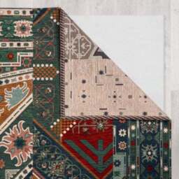 Traditional Patchwork Chenille Rug - thumbnail 3