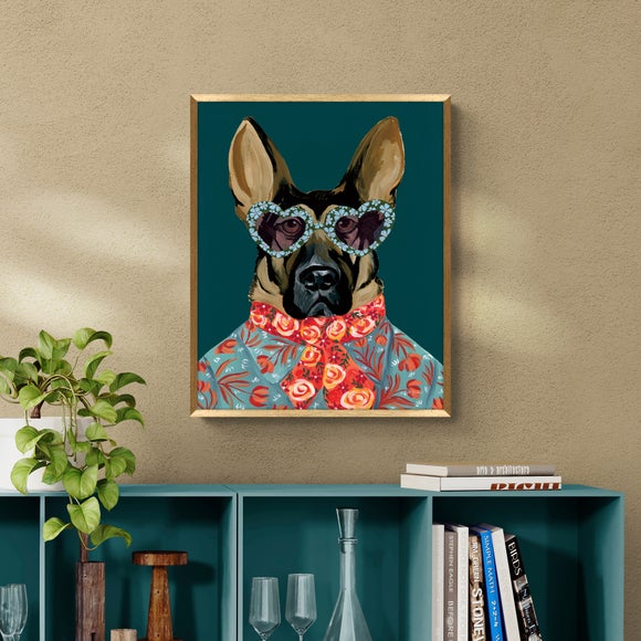 Artko Swag Shepherd by Yvette St Amant Framed Print - image 1