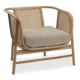 Desser Seoul Rattan Chair with Boucle Cushion - thumbnail 2