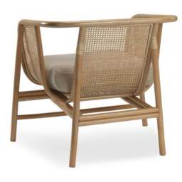 Desser Seoul Rattan Chair with Boucle Cushion - thumbnail 3