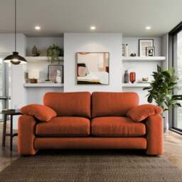 Magnus Vintage Soft Chenille 3 Seater Sofa - thumbnail 1