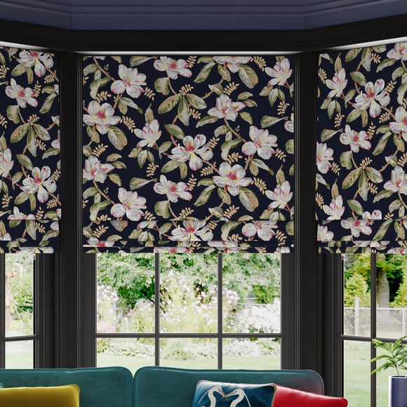 Maximalist Magnolia Made to Measure Roman Blind - image 1