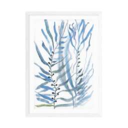 East End Prints Blue Seaweed Print - thumbnail 2