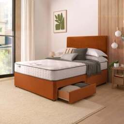 Silentnight Divan Bed With Francisco Velvet Headboard and 800 Pocket Sprung Mattress - thumbnail 3
