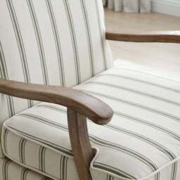 Esme Woven Folkstone Stripe Occasional Chair - thumbnail 2