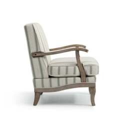 Esme Woven Folkstone Stripe Occasional Chair - thumbnail 5
