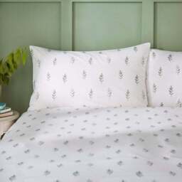 Harper Stem Floral 144 Thread Count 100% Cotton Duvet Cover & Pillowcase Set - thumbnail 2